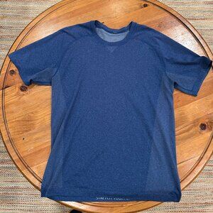 Lululemon Blue Metal Vent Tee
